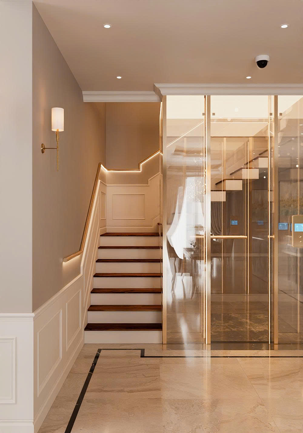 nội thất biệt thự song lập Vinhomes Marina