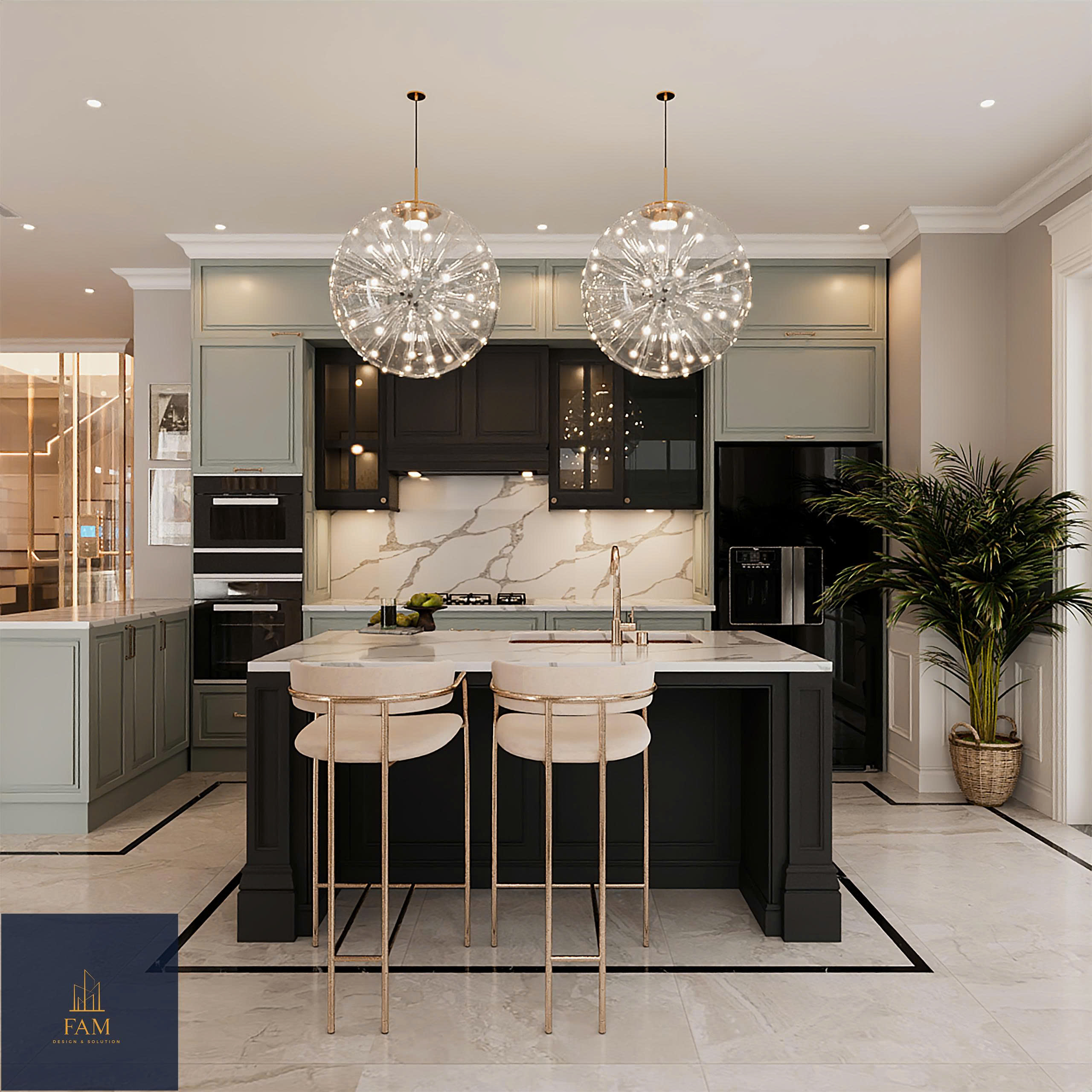 nội thất biệt thự song lập Vinhomes Marina