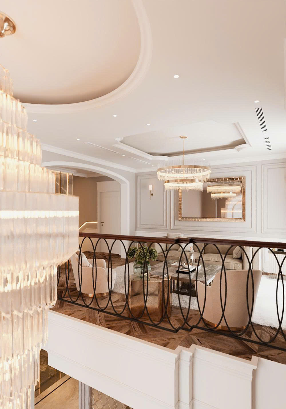 nội thất biệt thự song lập Vinhomes Marina