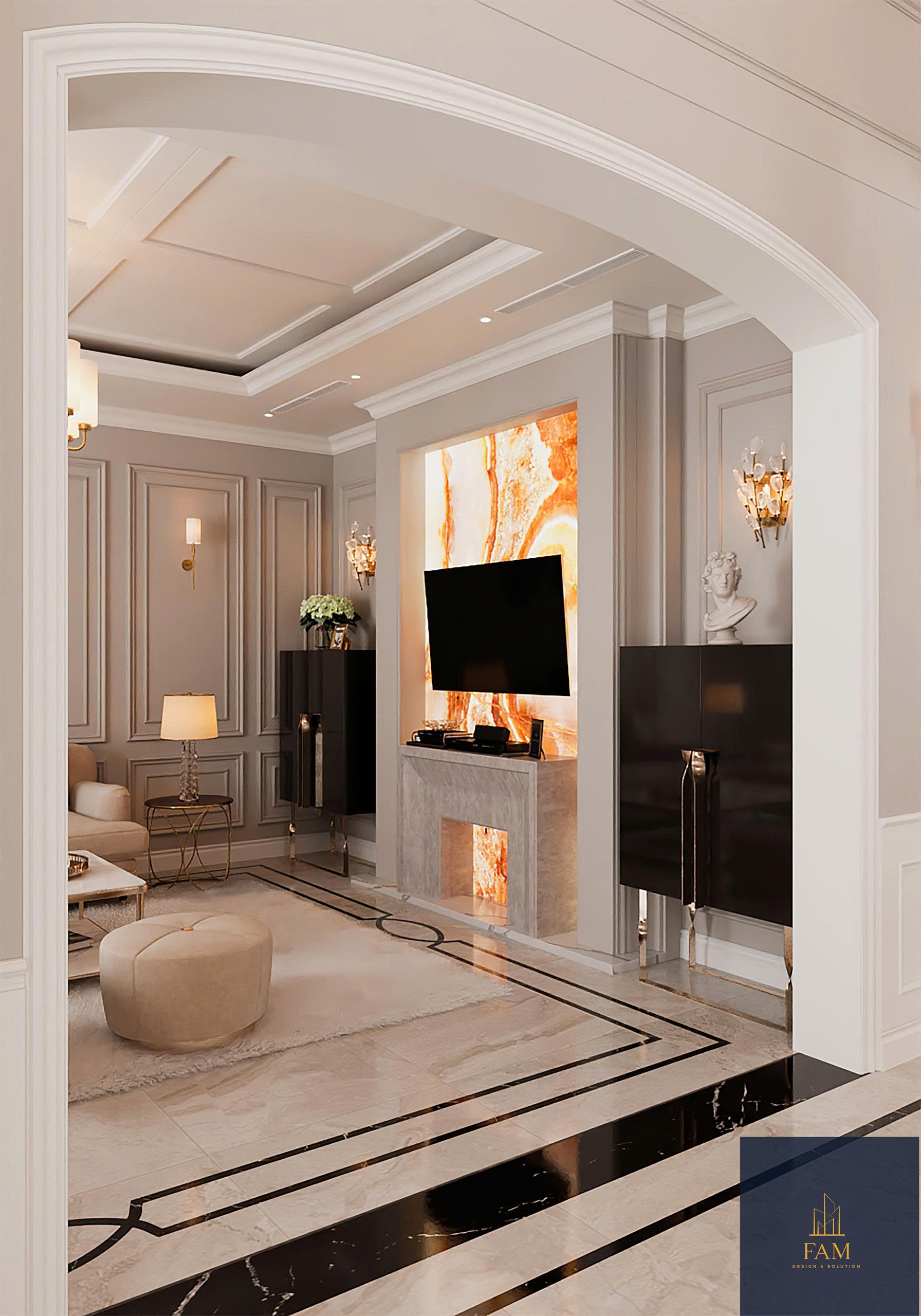 nội thất biệt thự song lập Vinhomes Marina