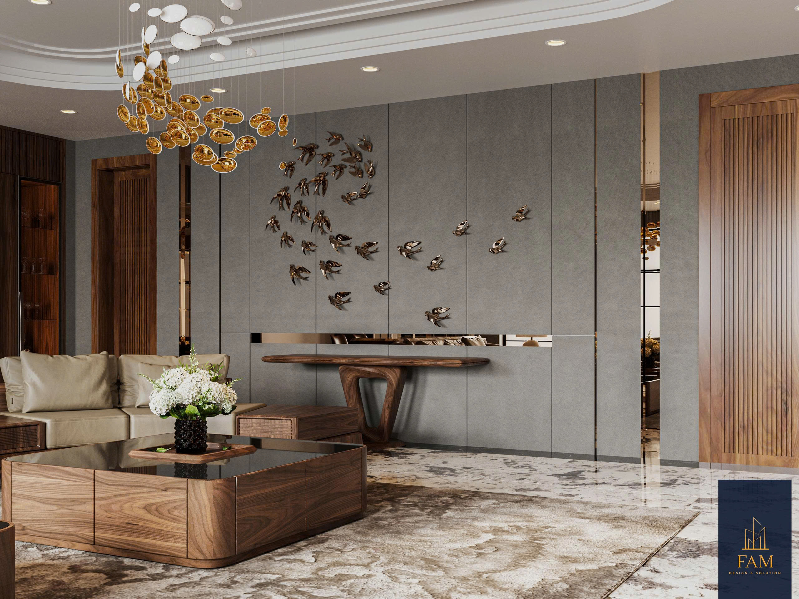 nội thất gỗ óc chó An Dương