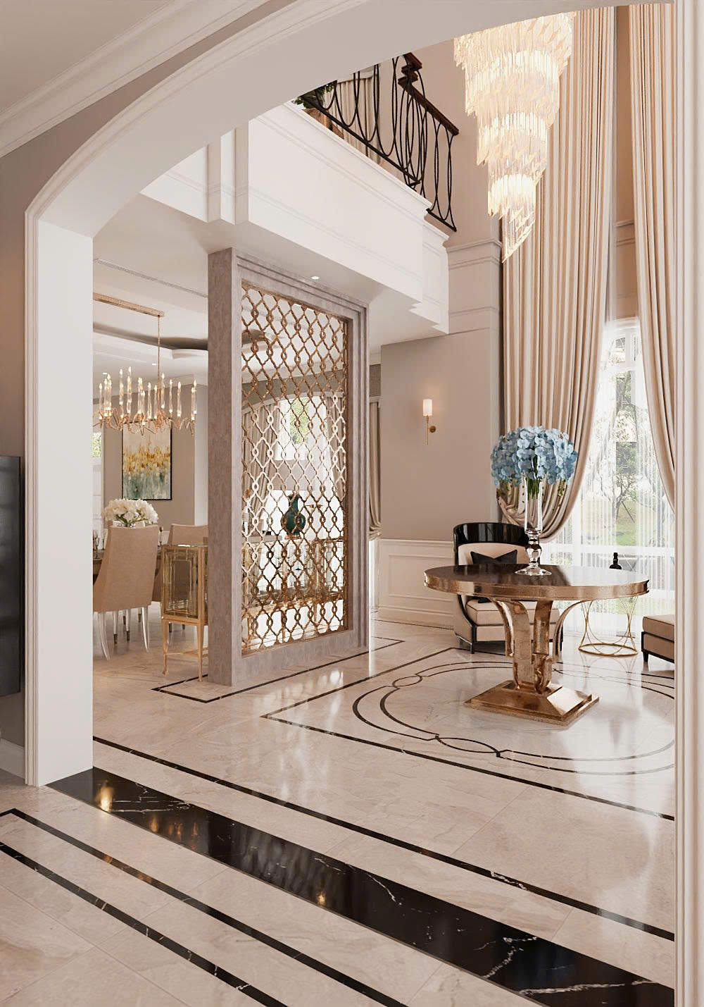 nội thất biệt thự song lập Vinhomes Marina