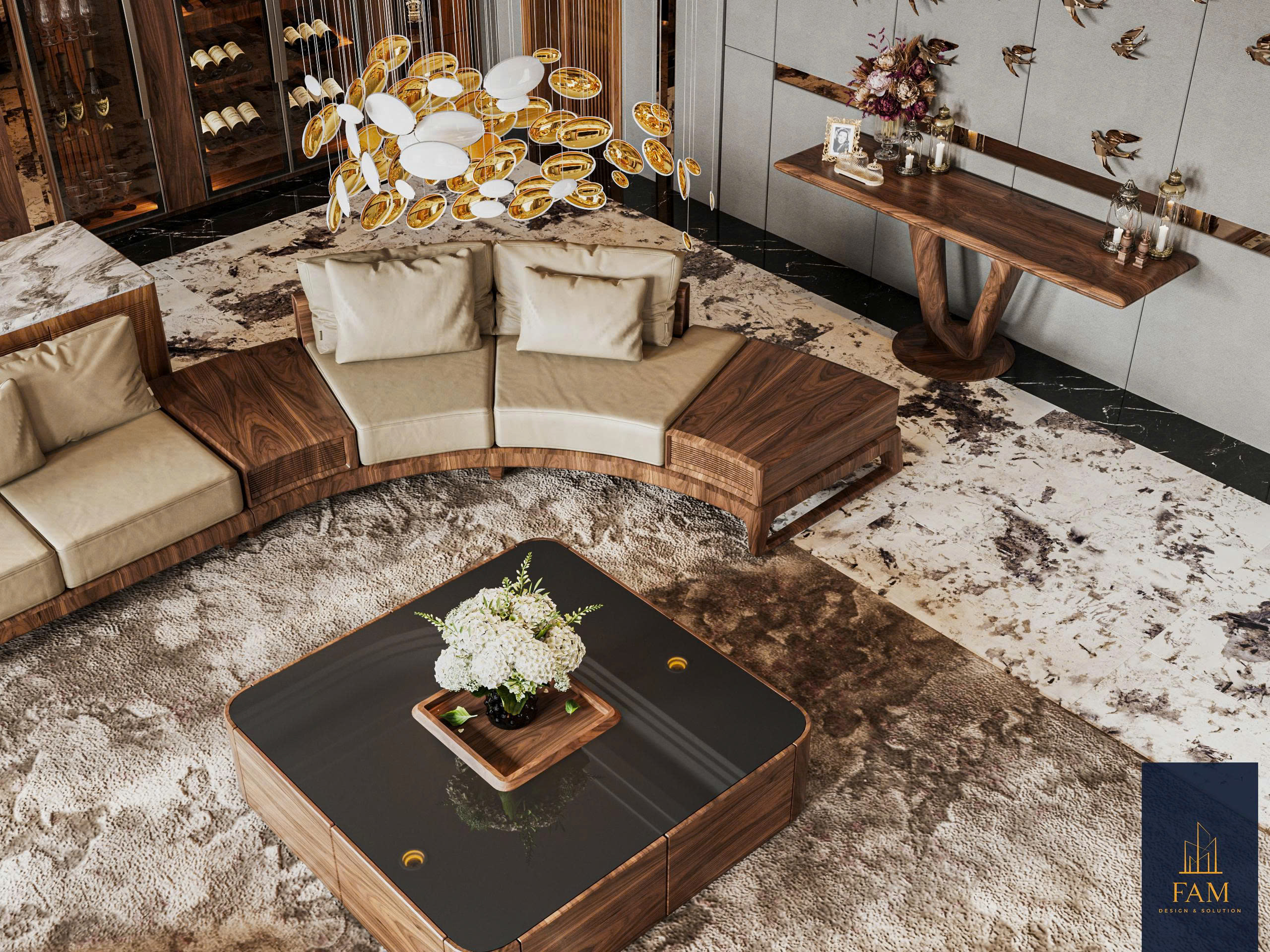 nội thất gỗ óc chó An Dương