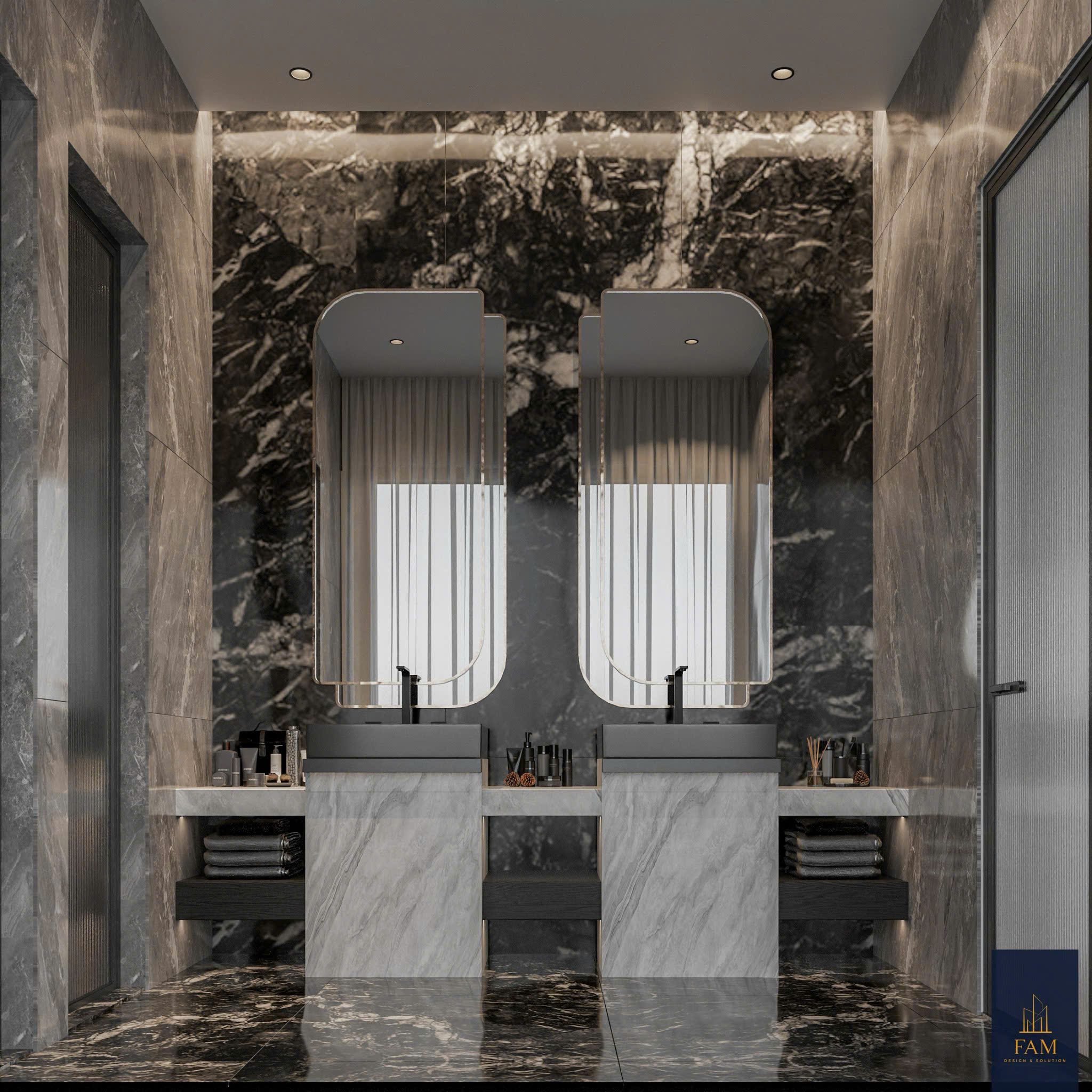 nội thất chung cư Sky Villa Diamond Crown