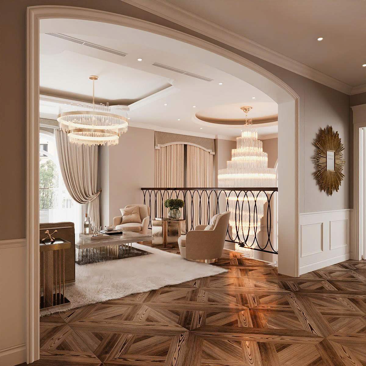 nội thất biệt thự song lập Vinhomes Marina