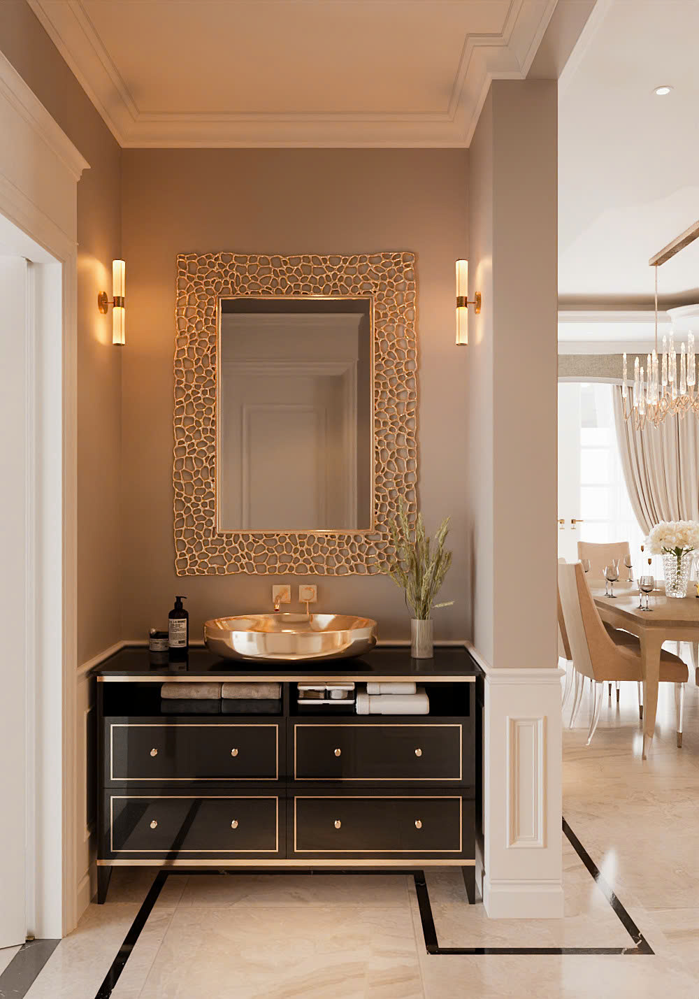 nội thất biệt thự song lập Vinhomes Marina