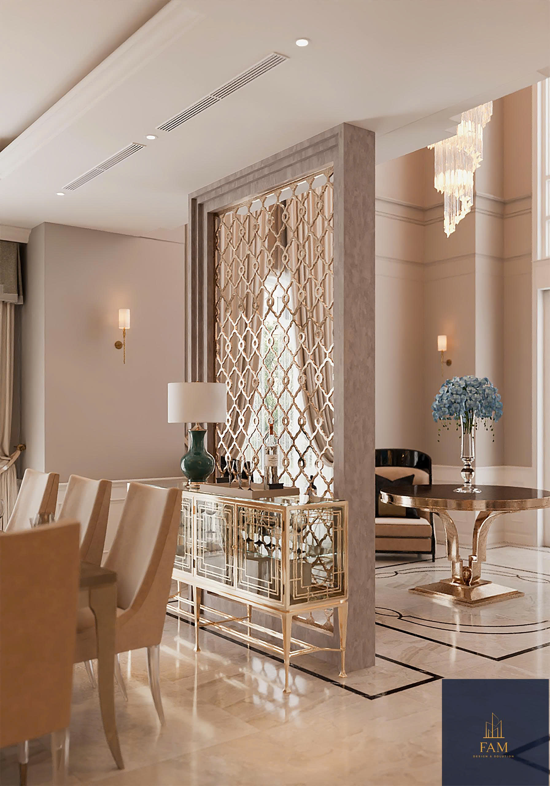 nội thất biệt thự song lập Vinhomes Marina