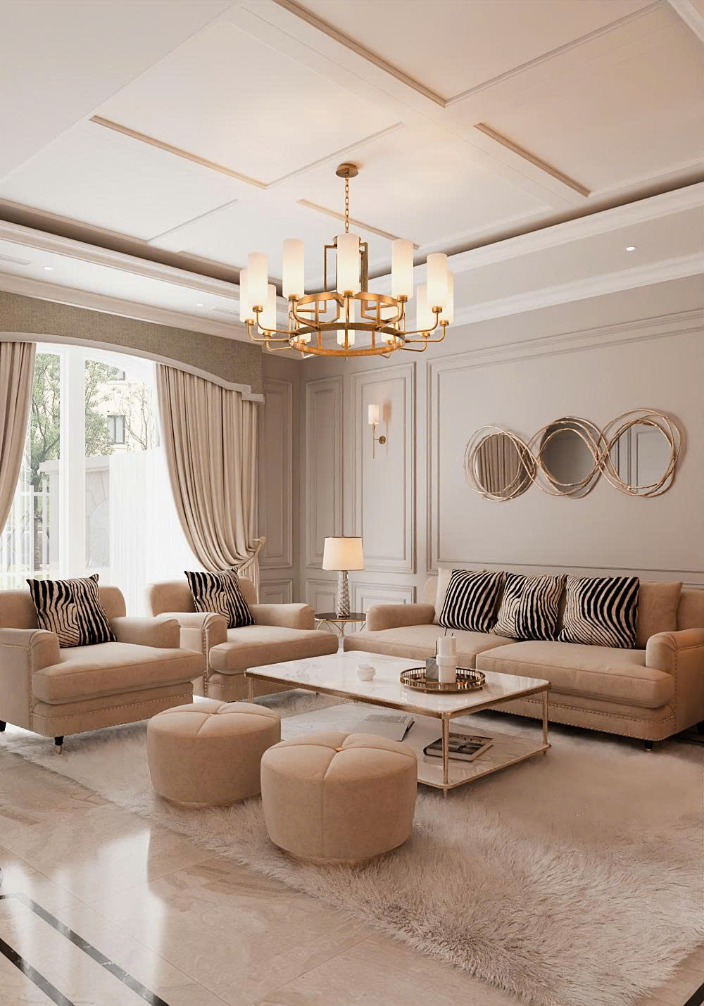 nội thất biệt thự song lập Vinhomes Marina