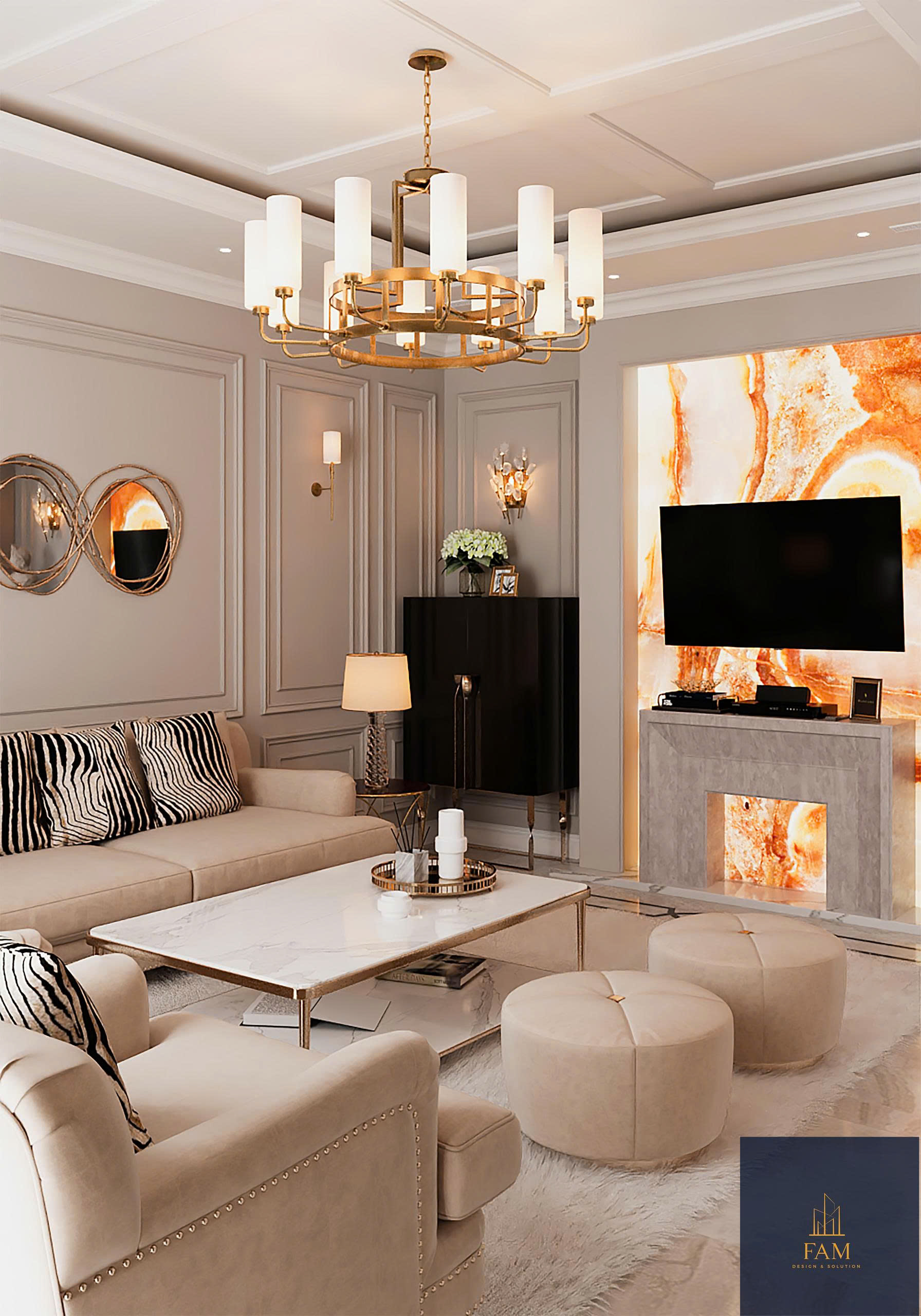 nội thất biệt thự song lập Vinhomes Marina