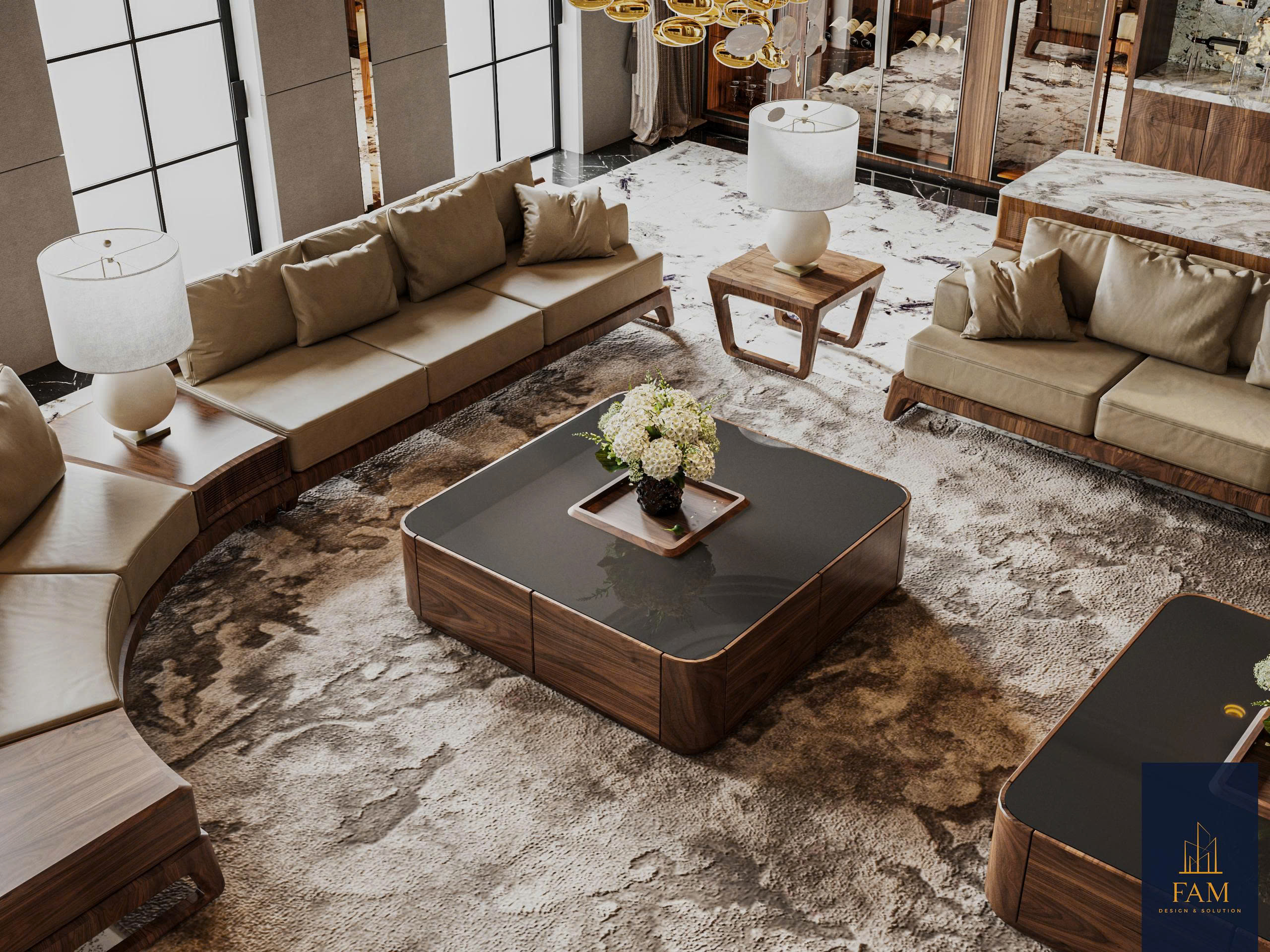 nội thất gỗ óc chó An Dương